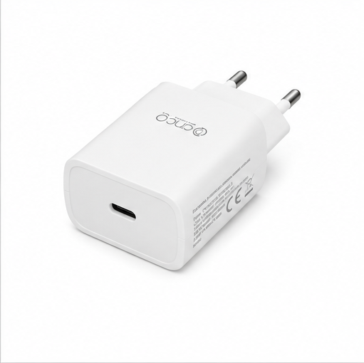 anco 30W USB-C Ladegerät mit Lightning Kabel MFi – Power Delivery Schnellladegerät Weiß