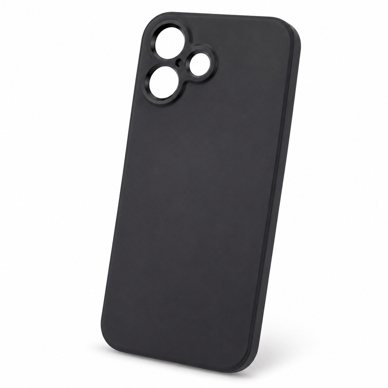 anco Dark Case für iPhone 17 – matte TPU Hülle Schwarz