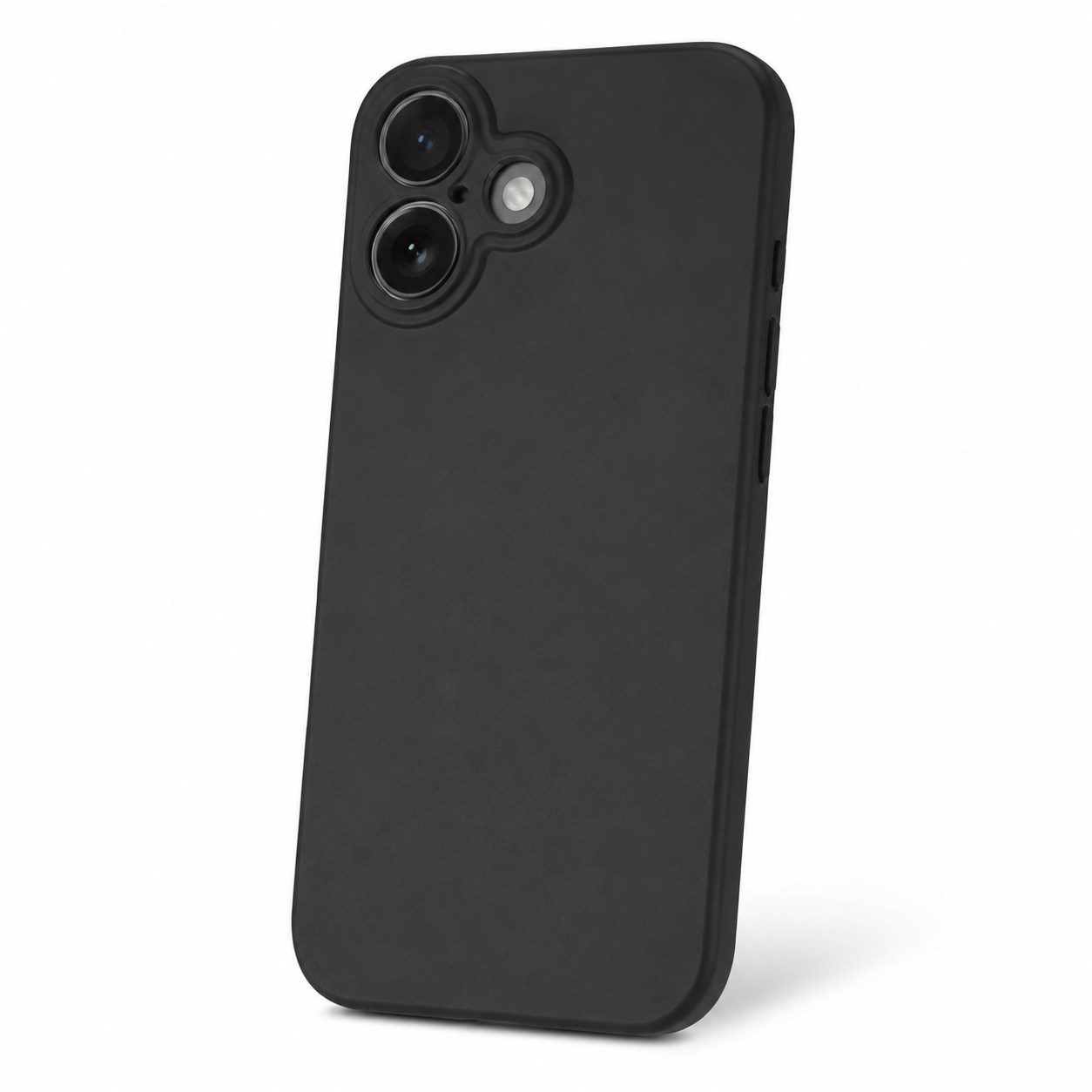 anco Dark Case für iPhone 17 – matte TPU Hülle Schwarz