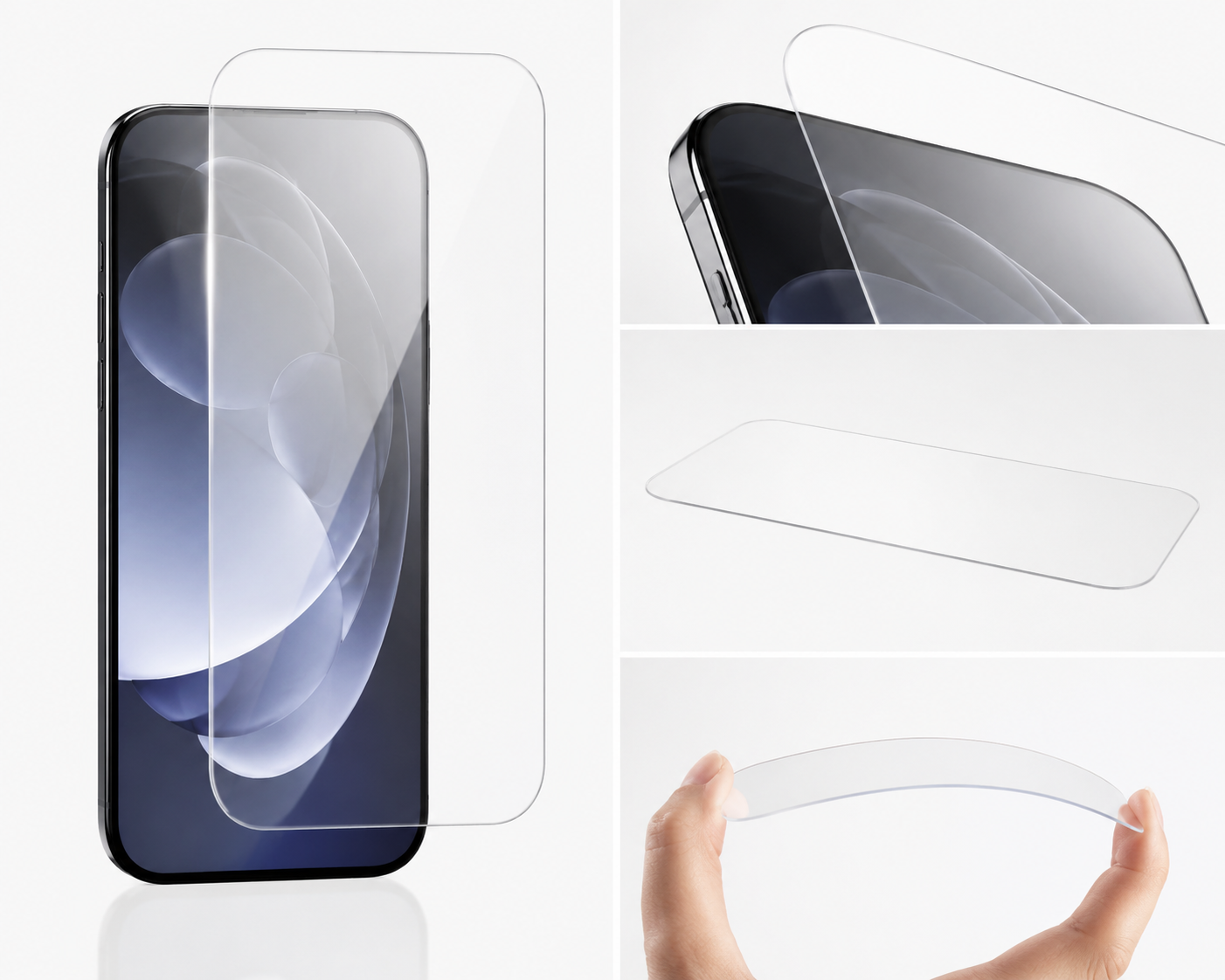 anco Hybrid Glass für iPhone Air – flexibles 8H Displayschutzglas