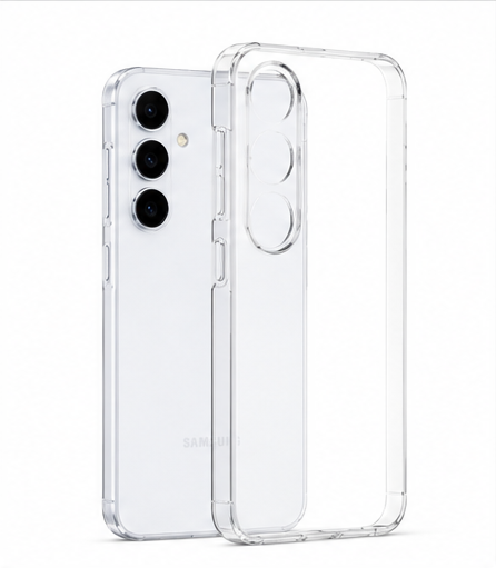 4smarts 360° Starter Set für Samsung Galaxy A55 – Panzerglas + Transparentes Case