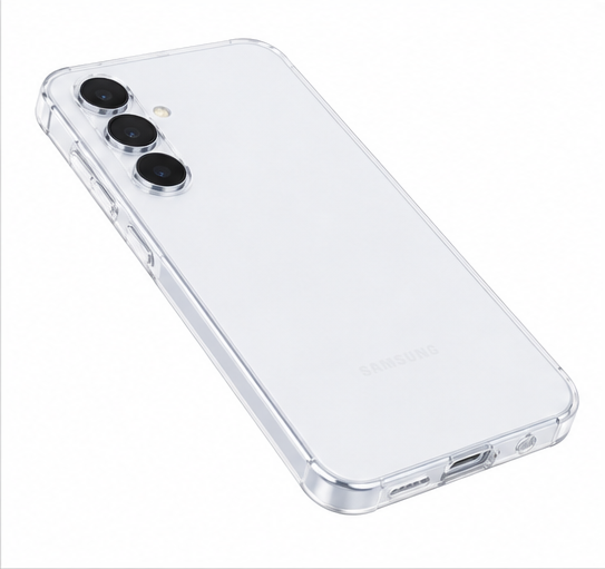 4smarts 360° Starter Set für Samsung Galaxy A55 – Panzerglas + Transparentes Case