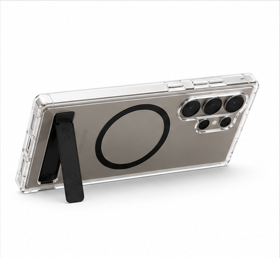 CARE Feature Case für Samsung Galaxy S25 Ultra – Transparent, MagSafe, Kickstand & Qi-kompatibel