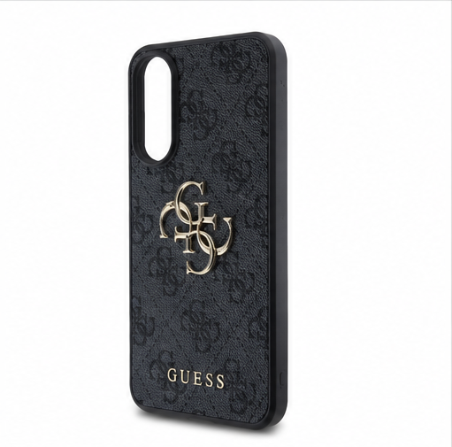 Guess PU 4G Metal Logo Case für Samsung Galaxy S25 Edge