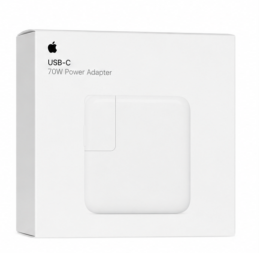 Apple 70W USB-C Power Adapter Netzteil Ladegerät – Original Schnellladegerät Weiß