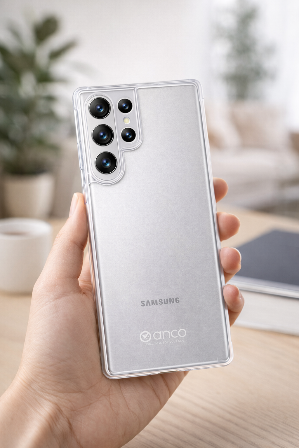 anco Super Slim Case für Samsung Galaxy S25 Ultra (S938B) – Transparent