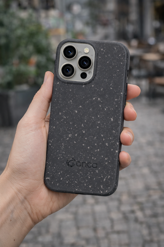 anco Bioly Case für Apple iPhone 15 Pro – Bio Hülle Schwarz