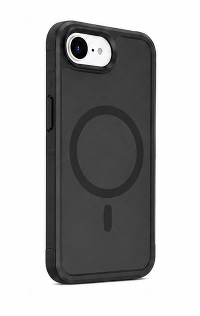 4smarts Defend Case für Apple iPhone 17e / 16e – MagSafe Handyhülle mit Fallschutz, Schwarz