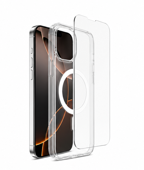 4smarts 360° Schutzset iPhone 17e / 16e – MagSafe Handyhülle & Panzerglas