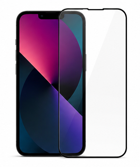 Panzerglas für iPhone 17e / 16e / 14 / 13 / 13 Pro – Fullscreen Schutzglas Schwarz