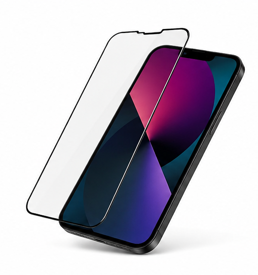 Panzerglas für iPhone 17e / 16e / 14 / 13 / 13 Pro – Fullscreen Schutzglas Schwarz