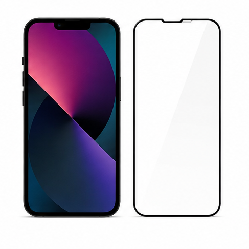 Panzerglas für iPhone 17e / 16e / 14 / 13 / 13 Pro – Fullscreen Schutzglas Schwarz