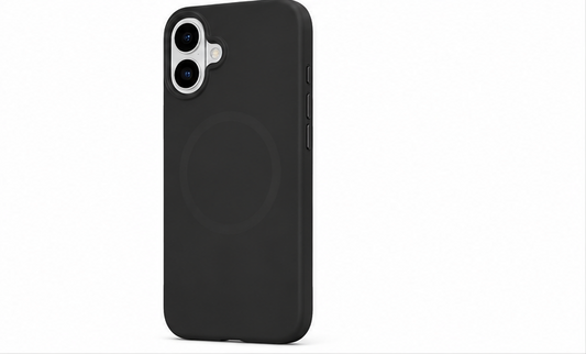 4smarts Silikonhülle für Apple iPhone 16 mit MagSafe – Cupertino Handyhülle Schwarz