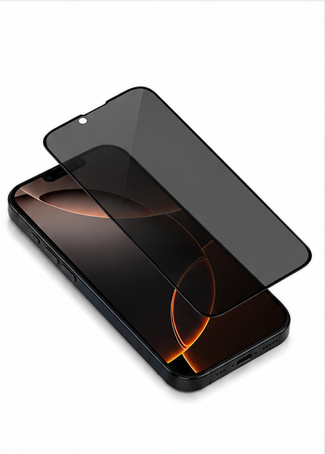 4smarts Privacy Panzerglas für iPhone 17e / 16e – Sichtschutz Schutzglas mit Montagerahmen