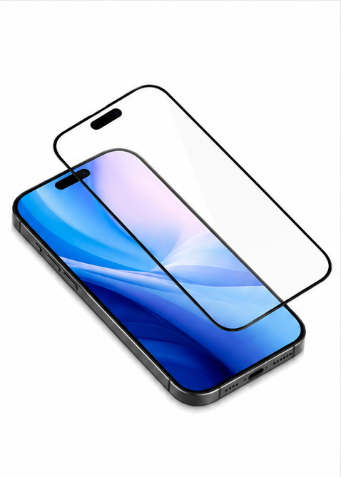 iPhone 17 / 16 Pro Panzerglas mit Montagerahmen – 4smarts Second Glass