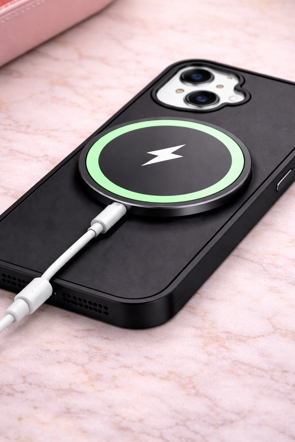 OKKES MagSafe kompatible Hülle für iPhone 16 – Transparent
