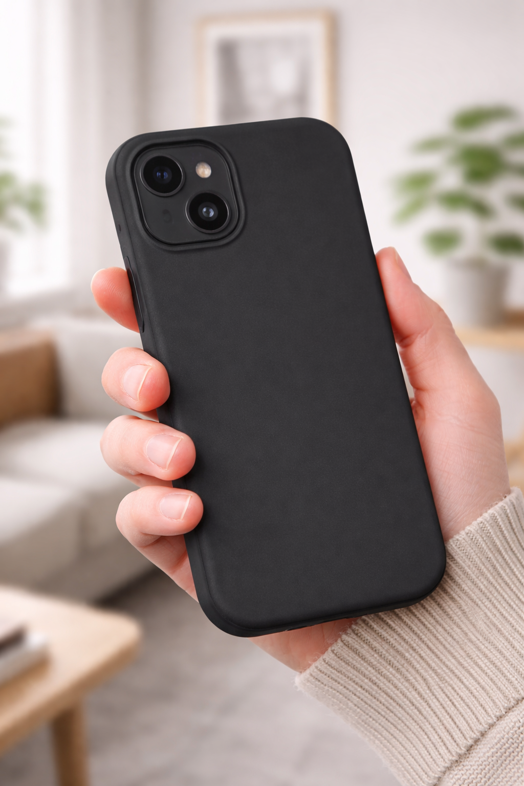 iPhone 16 Hülle Schwarz – anco Dark TPU Case