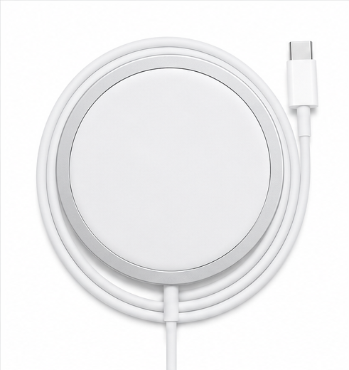 Apple MagSafe Ladegerät 25W Qi2.2 USB-C 1m Weiß für iPhone