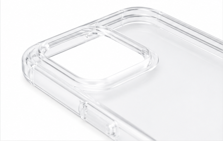 iPhone 15 Pro Max Hülle Transparent – anco Protect Case TPU Schutzhülle Stoßfest