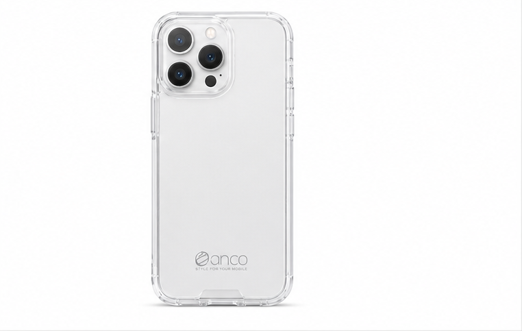 iPhone 15 Pro Max Hülle Transparent – anco Protect Case TPU Schutzhülle Stoßfest