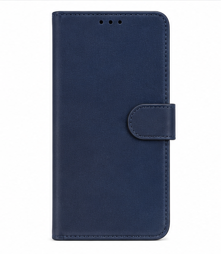 Apple iPhone 16 Bookcase Hülle mit Kartenfach – anco Basic PU Leder Schutzhülle