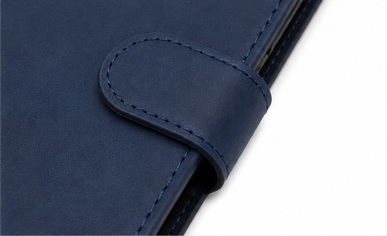 Apple iPhone 16 Bookcase Hülle mit Kartenfach – anco Basic PU Leder Schutzhülle