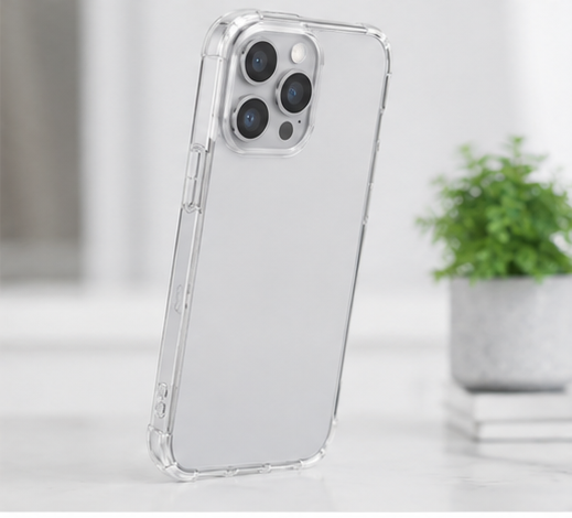 iPhone 16 Pro Max TPU Hülle Transparent – anco Protect Case Stoßfest