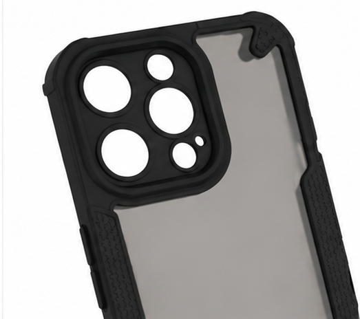 anco Protect Case iPhone 16 Pro Max Hülle Schwarz Matt TPU Kameraschutz