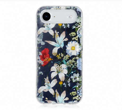iPhone Air Blumenhülle – anco Flower Case TPU Handyhülle mit Kameraschutz