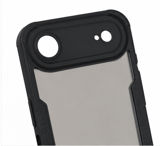 anco Protect Case für Apple iPhone Air Hülle Matt Schwarz Stoßschutz TPU Cover