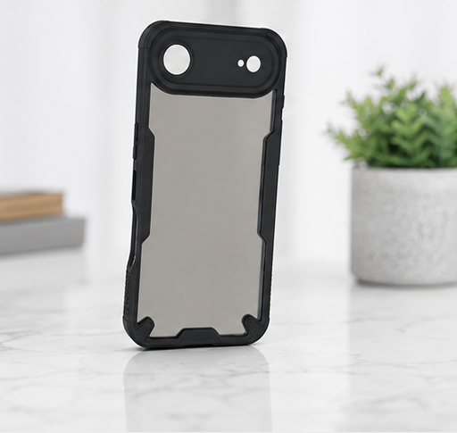 anco Protect Case für Apple iPhone Air Hülle Matt Schwarz Stoßschutz TPU Cover