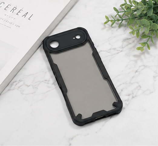anco Protect Case für Apple iPhone Air Hülle Matt Schwarz Stoßschutz TPU Cover