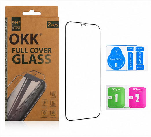 okkes® 2in1 Fullcover 3D Panzerglas für Apple iPhone 17 Pro – Displayschutz Tempered Glass 9H