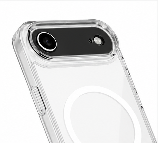 okkes® MagSafe Case für Apple iPhone 17 Air – Transparente Handyhülle Clear