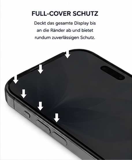 anco Anti-Spy Panzerglas für Apple iPhone 17 Pro, iPhone 17 & iPhone 16 Pro – Privacy Schutzglas 9H