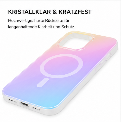iPhone 16 Pro Max MagSafe Hülle Transparent | anco Gradient Case Clear