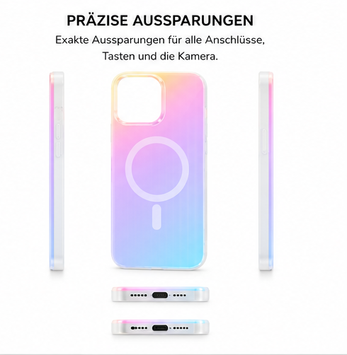 iPhone 16 Pro Max MagSafe Hülle Transparent | anco Gradient Case Clear