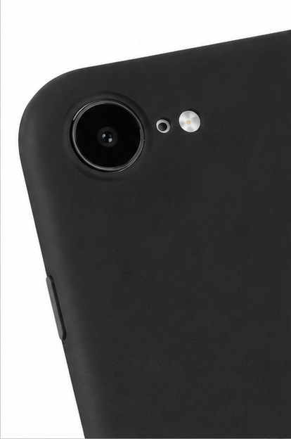 anco Dark Case iPhone 16e / 17e – Schwarze TPU Handyhülle mit Kratzschutz