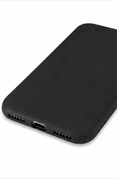 anco Dark Case iPhone 16e / 17e – Schwarze TPU Handyhülle mit Kratzschutz