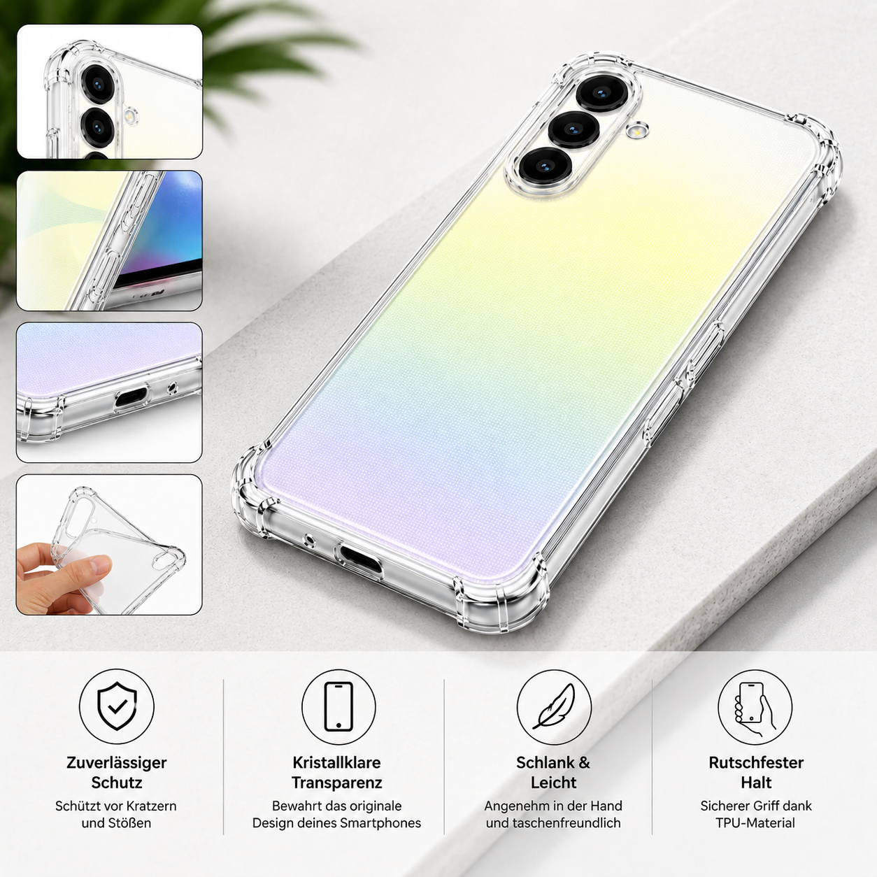 Samsung Clear Case Galaxy A25 – Original Transparent Schutzhülle