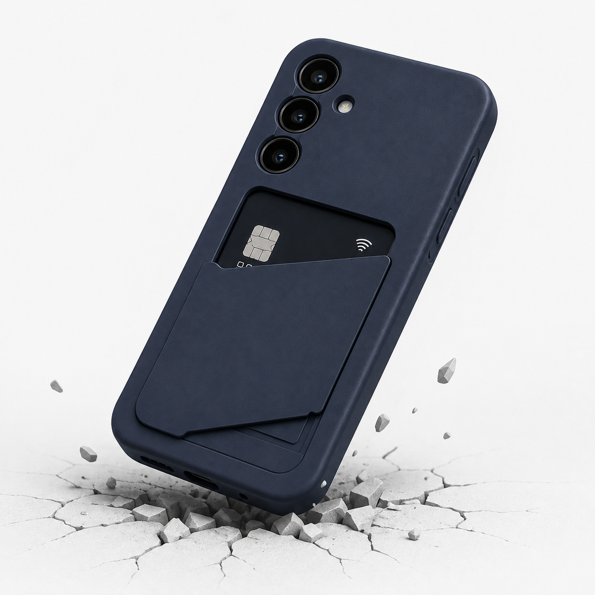 Samsung Card Slot Cover Galaxy A25 5G – Kartenfach Blue Black
