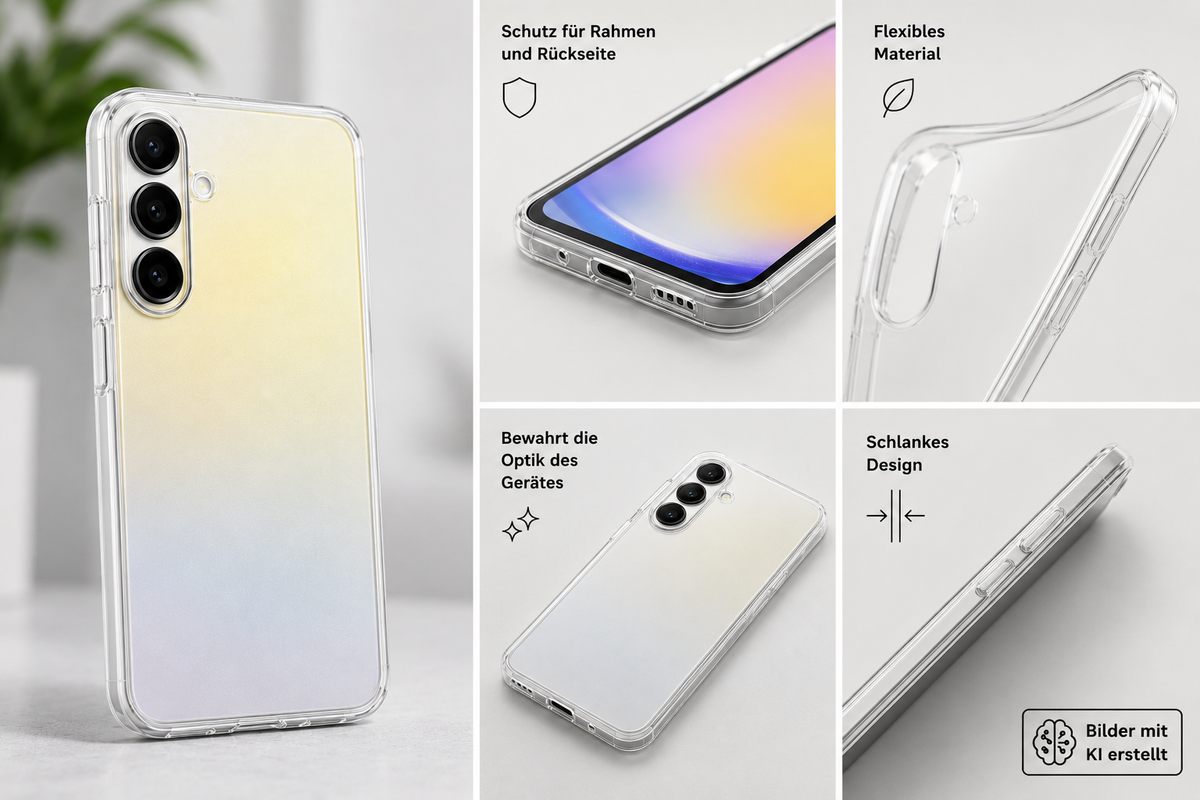 Samsung Soft Clear Cover Galaxy A25 5G – Original Transparent