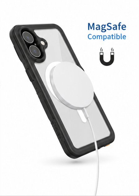 iPhone 17 Wasserdichte Hülle MagSafe – 4smarts Stark IP68 Outdoor Handyhülle mit Displayschutz