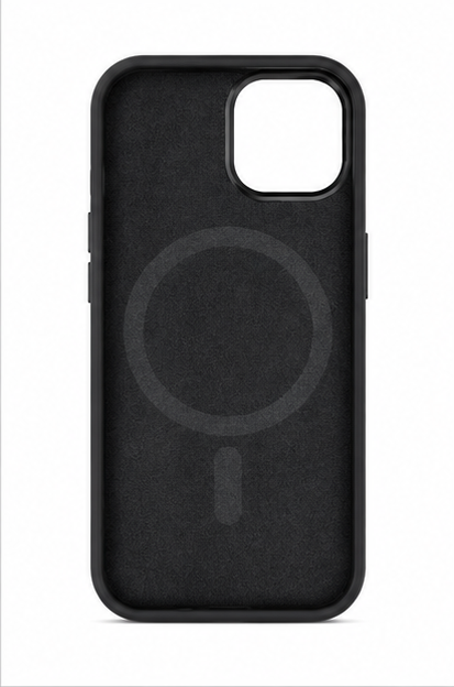 Apple iPhone 15 Silikon Handyhülle MagSafe – 4smarts Schutzcase Schwarz