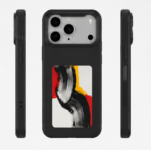 4smarts E-Ink NFC MagSafe Hülle für Apple iPhone 17 Pro Max – Qi2 Case mit personalisierbarem Display