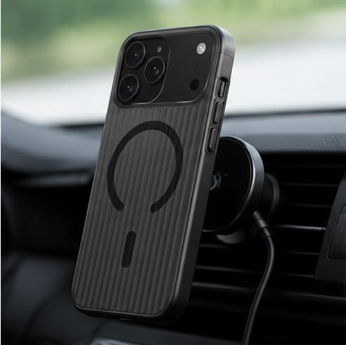 4smarts Aero MagSafe Handyhülle für Apple iPhone 17 Pro Max Schwarz – Slim Case