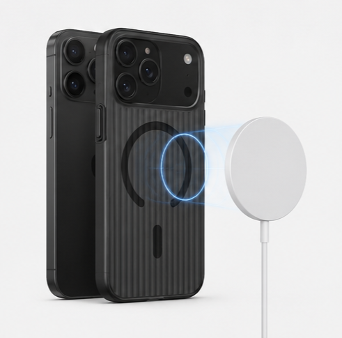 4smarts Aero MagSafe Handyhülle für Apple iPhone 17 Pro Max Schwarz – Slim Case