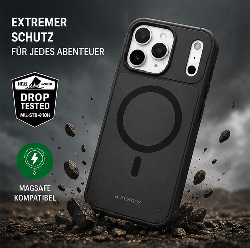 4smarts Defend Case für Apple iPhone 17 Pro Max MagSafe – Robuste Handyhülle mit Fallschutz