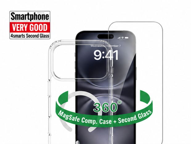 4smarts 360° Premium Protection Set für Apple iPhone 17 Pro Max – MagSafe Hülle & 9H Panzerglas
