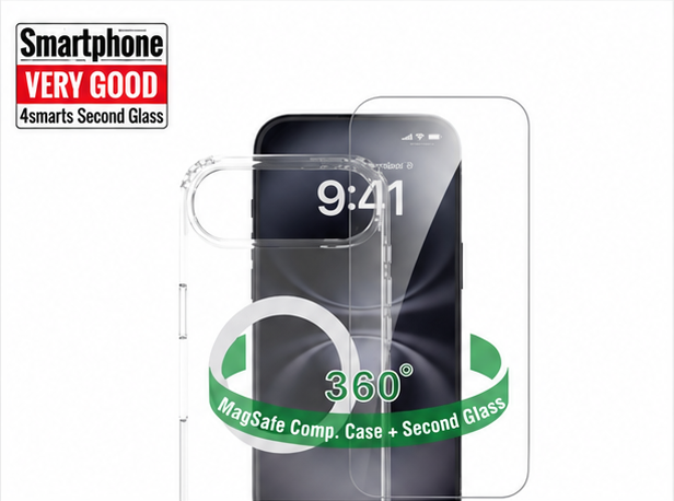 4smarts 360° Premium Protection Set für Apple iPhone Air – MagSafe Hülle & Panzerglas 9H